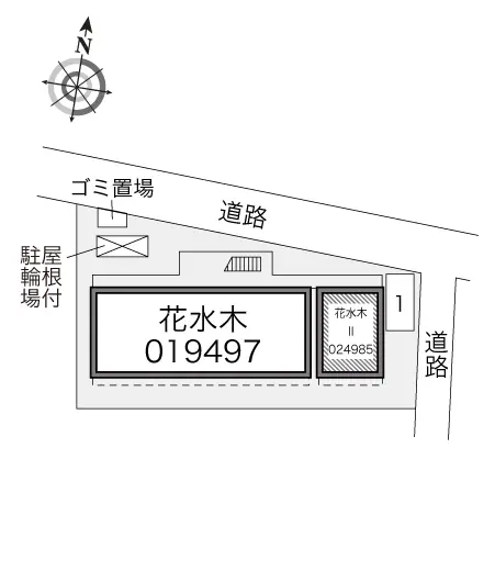 ★手数料０円★葛飾区四つ木　月極駐車場（LP）